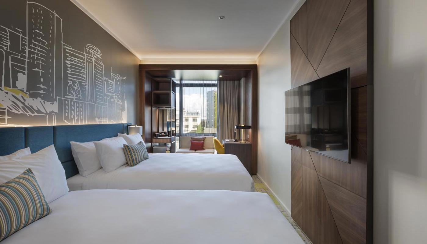 Standard twin rooms offer 2 queen beds